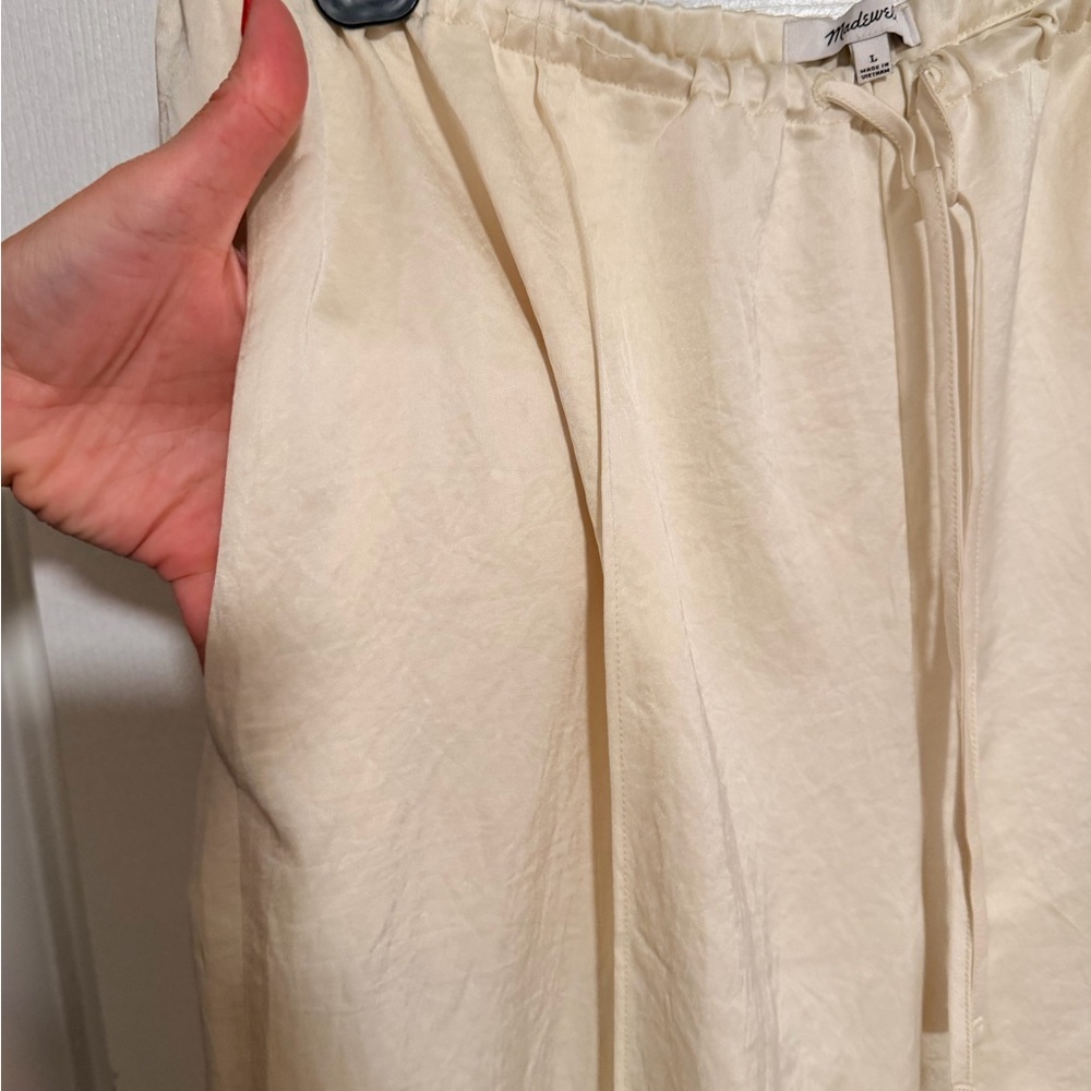 Madewell Cream Women's Trousers - Picture 8 of 11